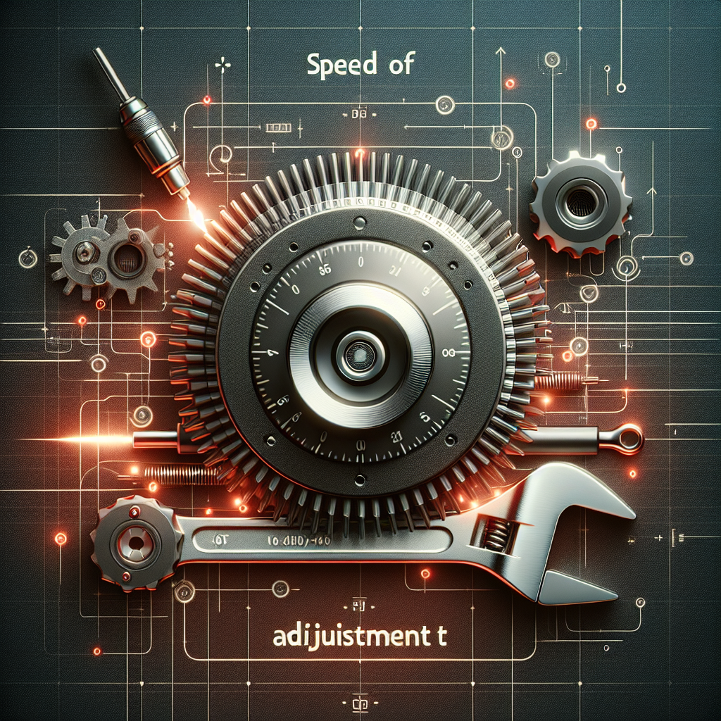 Schnelligkeit der Verstellung